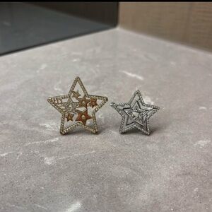 NWT! GWP Novelty Christina Dior star hair clips